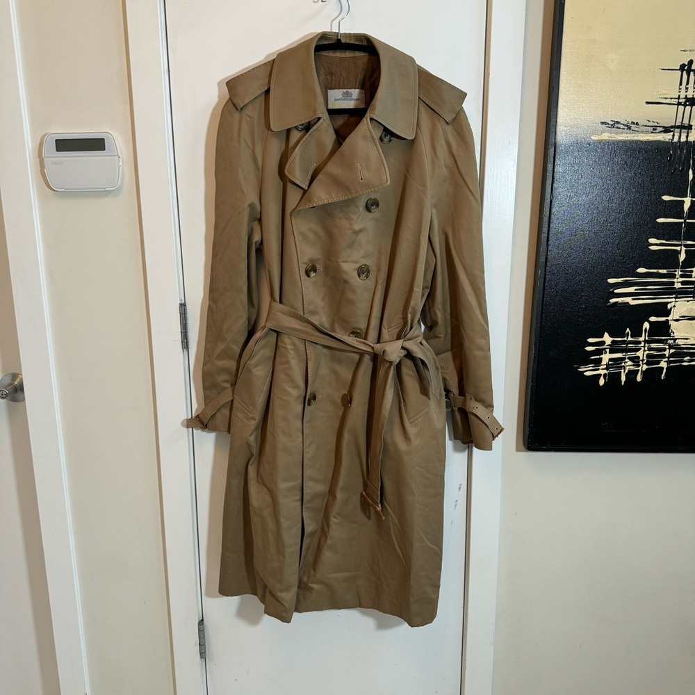 Aquascutum London Tan Trench Coat